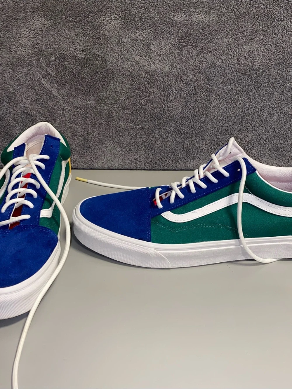 Vans Old Skool Yacht Club Colorblock Men's Size 13 Blue Green Yellow WITH BOX